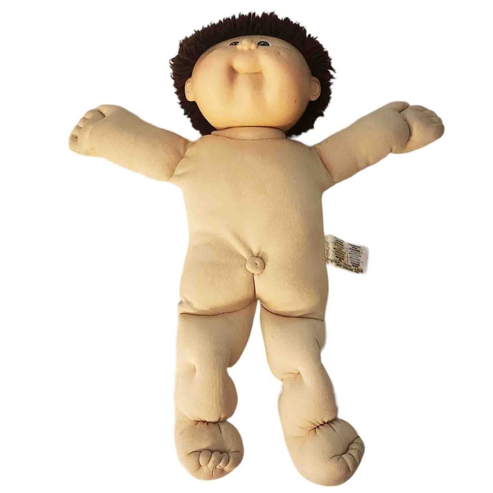 Cabbage Patch Doll Brown Hair 16" 1985 Signature